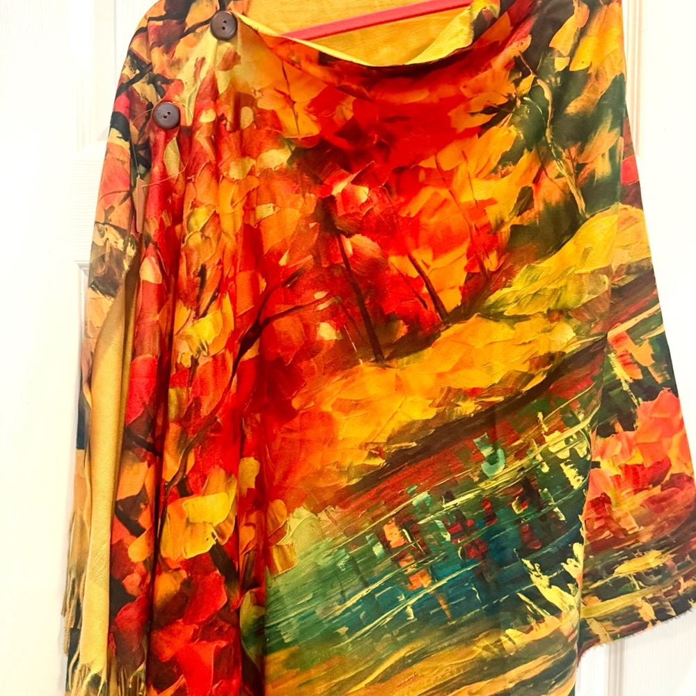 Vibrant Multicolor Artistic Scarf